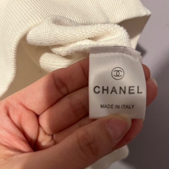 CC Crewneck Sweatshirt with Back Logo - Picture 5 of 7